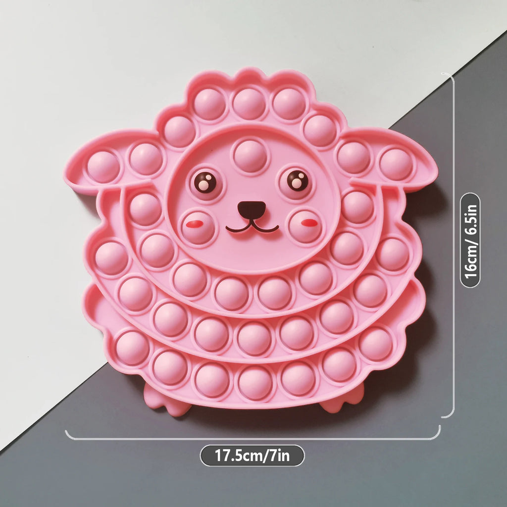 Animal Fidget Toys for Children Adults Kawaii Trend Figet Toy Kids Fun Push Bubble down Antistress toy Girls Boys Birthday Gift