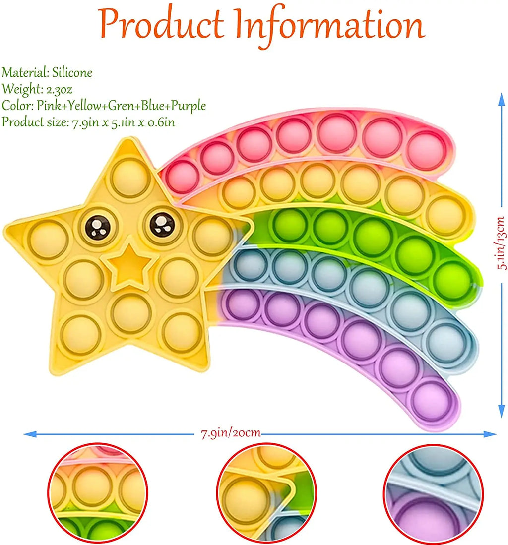 Animal Fidget Toys for Children Adults Kawaii Trend Figet Toy Kids Fun Push Bubble down Antistress toy Girls Boys Birthday Gift