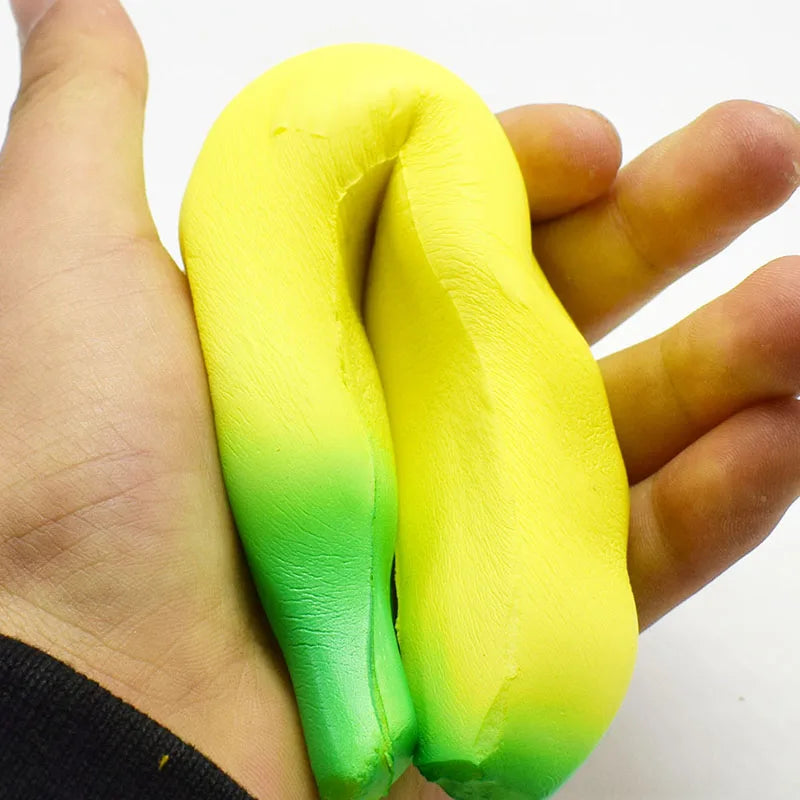 Anti-stress Squish Banana Toys Slow Rising Jumbo Squishy Fruit Squeeze Toy Funny Stress Reliever AntiStress Reduce Pressure Gift
