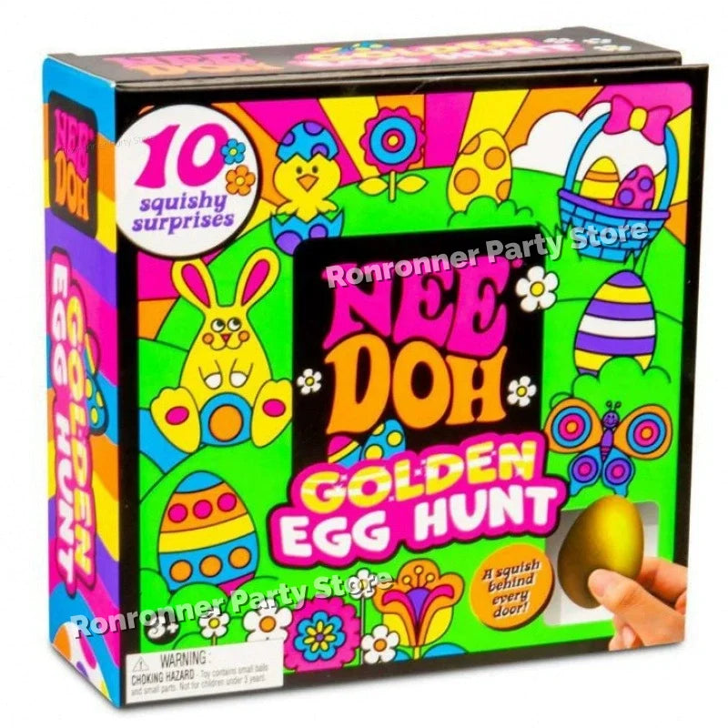 2026 New Needoh Golden Egg Treasure Hunt Box Toy With Squishy Surprise Squeeze Kid easter decoration Party Toy Birthday Gift