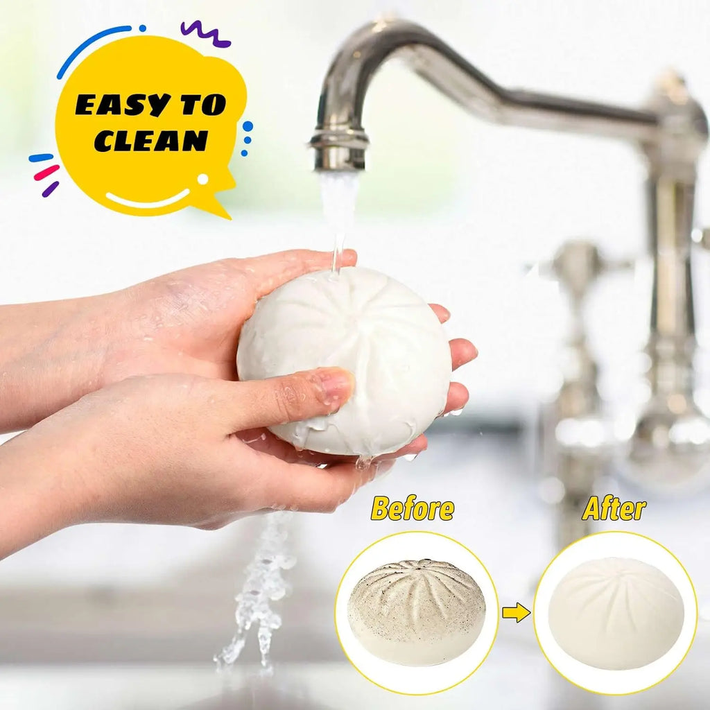 Colorful Dumpling Squishes Stress Balls Fidget Sensory Toys Simulation Food Squishies Bun with Steamer Squeeze Dough Ball Gifts