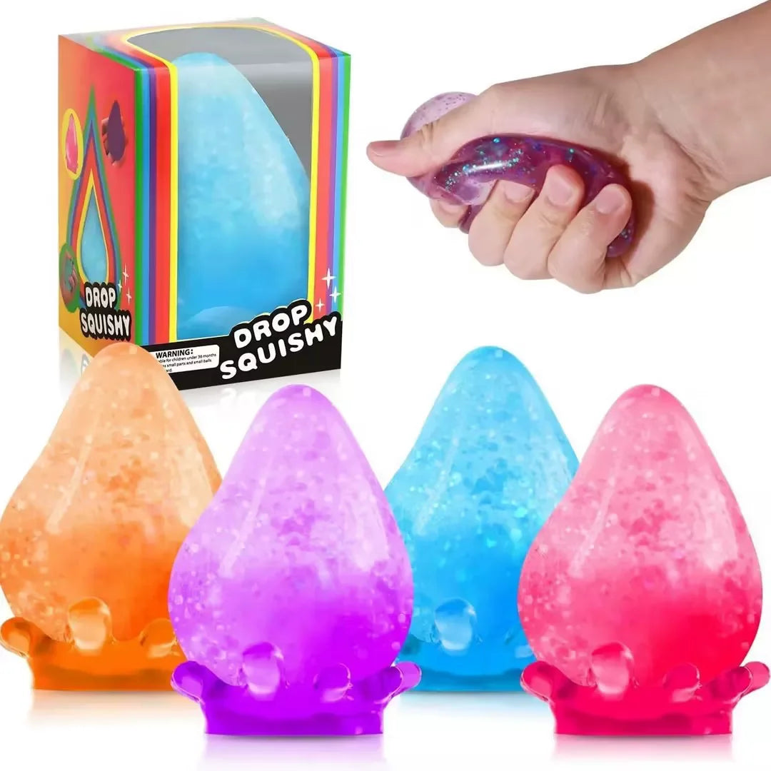 Hot Selling Needoh Style Malt Sugar Squishy Blind Box Slow Rebound Water Cube Stress Ball Ice Cube Kids Decompression Toy Gifts