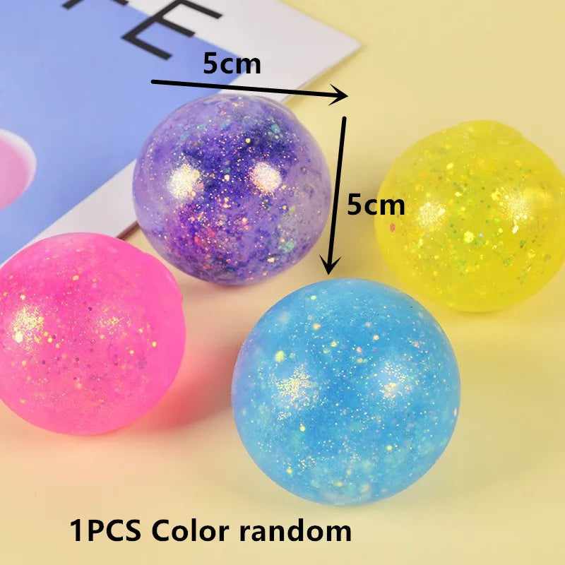 Maltose Colorful Aurora Stress Reliever Toy Cute Slow Rebound Squeezing Venting Toy for Children Adults Gift