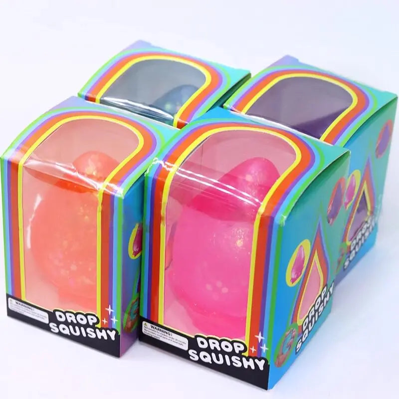 Hot Selling Needoh Style Malt Sugar Squishy Blind Box Slow Rebound Water Cube Stress Ball Ice Cube Kids Decompression Toy Gifts