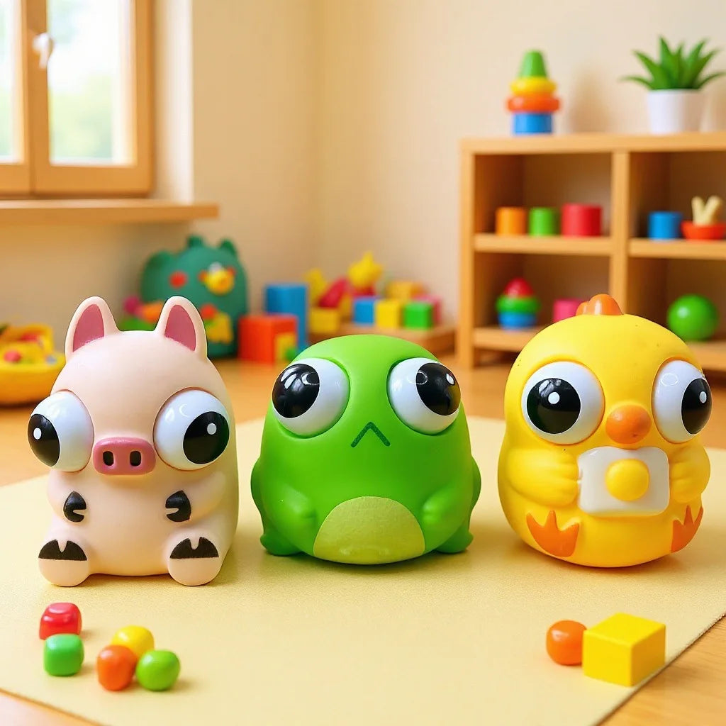 Internet-Famous Hit Animal Squishy Toys Cartoon Cute Pet Stress-Relief Gadgets New-Style Children's Squishable Dolls  Small Toys