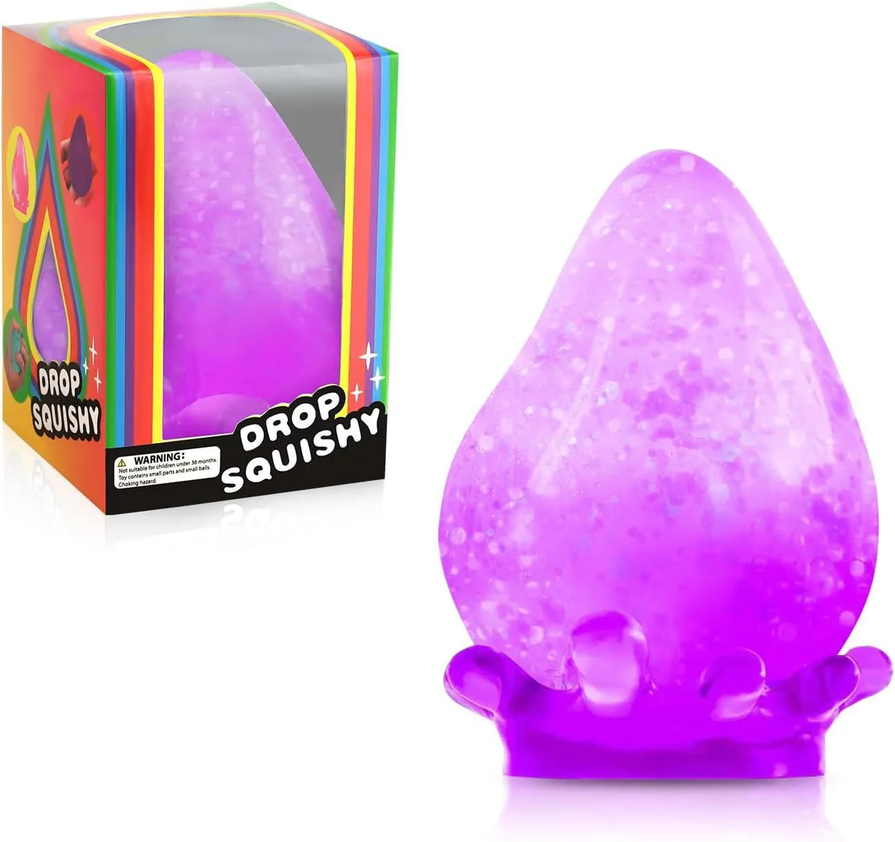 Hot Selling Needoh Style Malt Sugar Squishy Blind Box Slow Rebound Water Cube Stress Ball Ice Cube Kids Decompression Toy Gifts