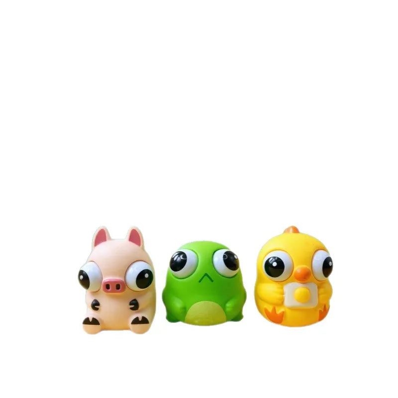 Internet-Famous Hit Animal Squishy Toys Cartoon Cute Pet Stress-Relief Gadgets New-Style Children's Squishable Dolls  Small Toys
